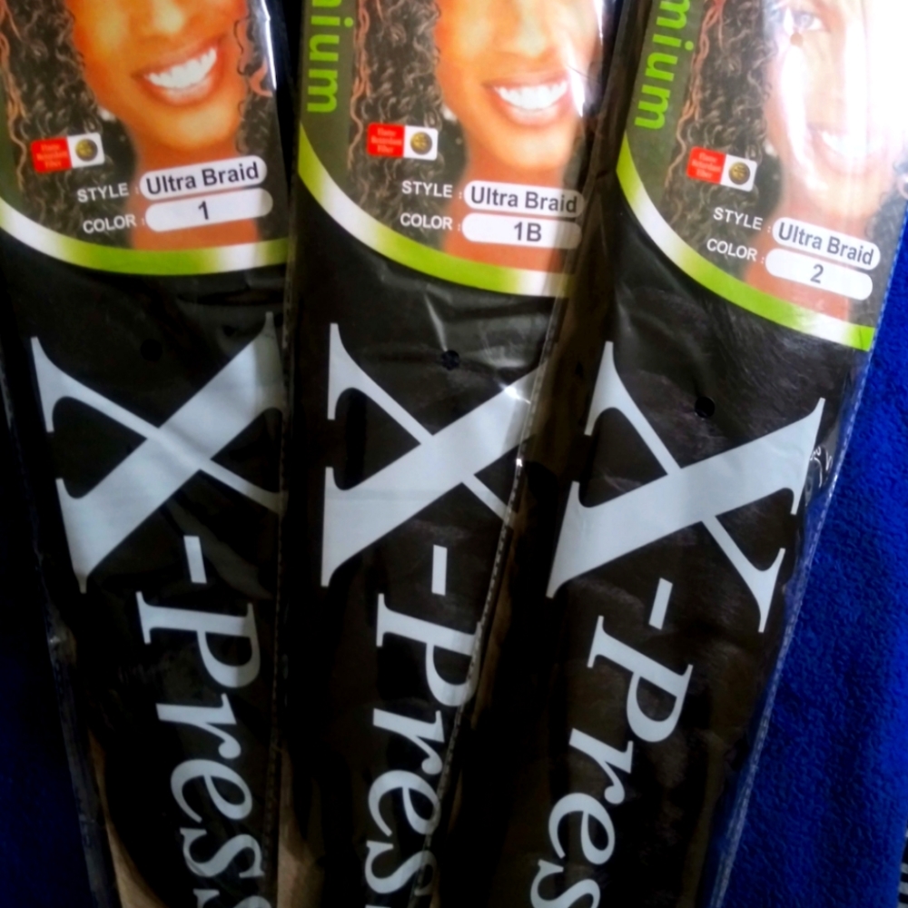 Black  Jumbo 82" Braiding Hair
